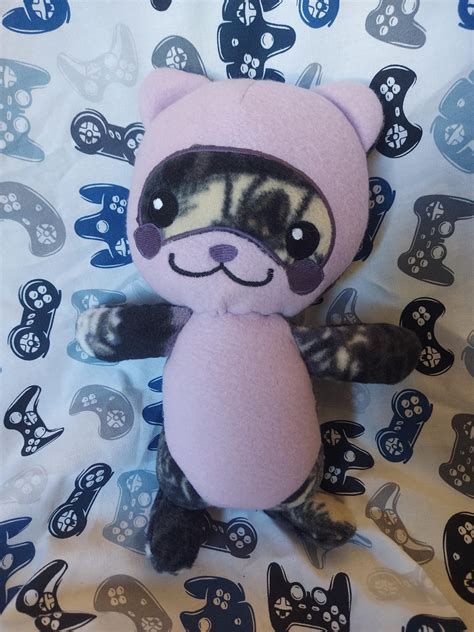 Skull And Rose Ferret Plushie Etsy