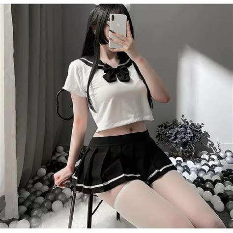 Sexy Lingerie School Girl Costumes Cosplay Babydoll Jk Dress Bras Porn Sleepwear Fantasy