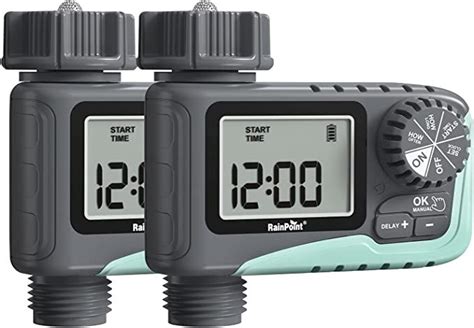 RAINPOINT Sprinkler Timer,Water Timer Programmable Garden Outdoor Hose ...