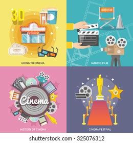 Historical Cinema Festival Movie Theater Entrance Stock Vector (Royalty ...
