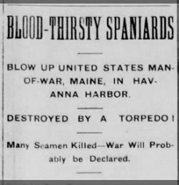 The Sinking of the USS Maine: February 15, 1898 - The official blog of ...