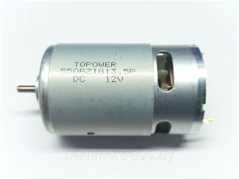Двигатель 12V для шуруповертов (Dвала-3 мм, Dкорпуса-37 мм) без ...