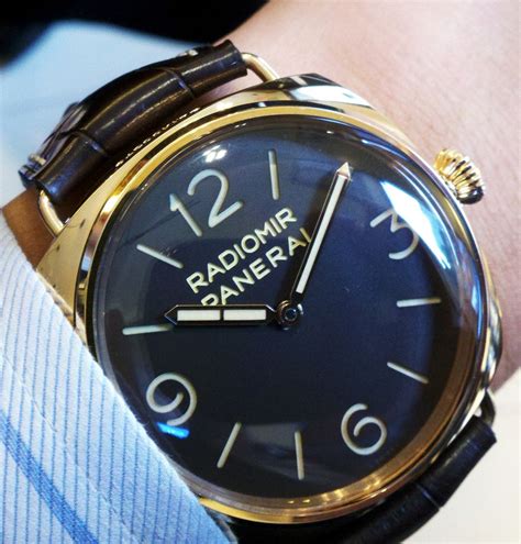 gold Panerai watches