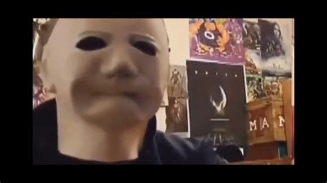 Michael Myers Mask Eating Chips At Hayden Seton Blog