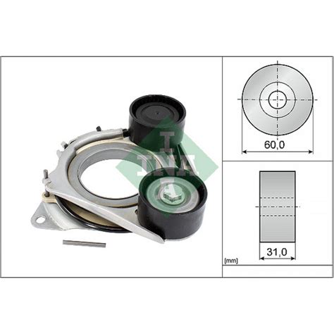 117501971R - V-ribbed belt set, tensioner lever, belt tensioner OE ...