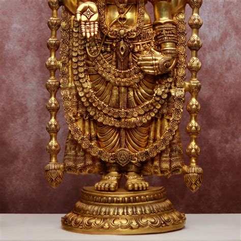 48 Brass Tirupati Balaji Murti Exquisite Idol Collection