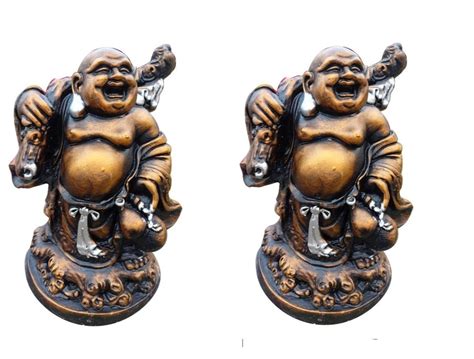 Color Coated Fiber Laughing Buddha Statue For Decoration At Rs 3200