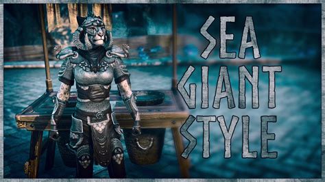 Eso Sea Giant Style Showcase Of The Sea Giant Motif In The Elder Scrolls Online Youtube