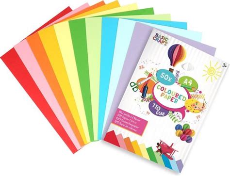 Craft Sensations Gekleurd Papier Formaat A Vellen Gram