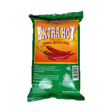 Jual Delmonte Chili Xtra Hot Pouch Kg Saus Sambal Shopee Indonesia