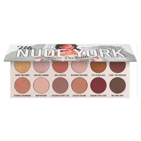 Thebalm Ms Nude York Palette Nz Adore Beauty