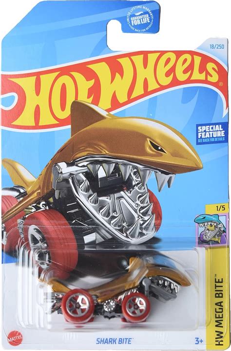 Hot Wheels Mordida de tiburón Mega Bite Oro Yaxa Colombia