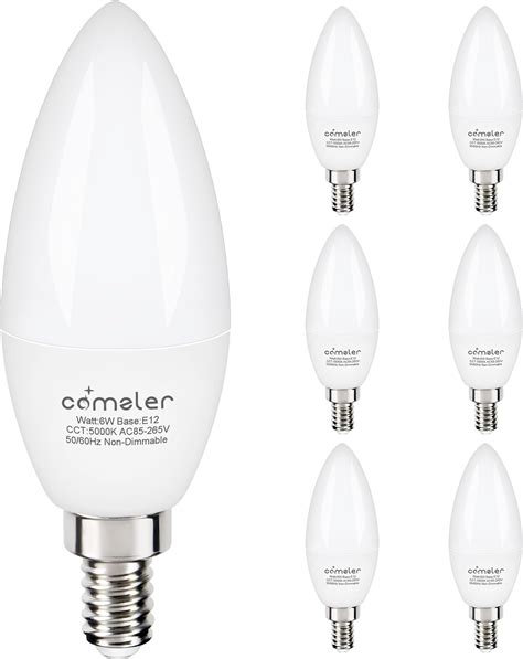 Kindeep Led Candelabra Light Bulbs Dimmable Watt Equivalent