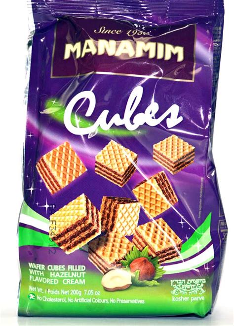 Hazelnut Cream Wafers Manamim Groceries By Israel