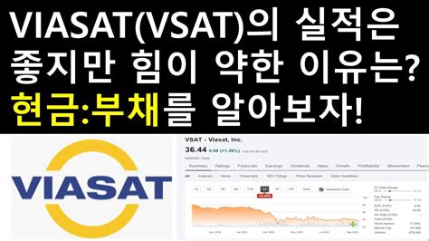 VIASAT(VSAT)의 실적은 좋지만, 힘이 약한 이유는? 현금보유량 그리고 부채를 알아보자! - YouTube