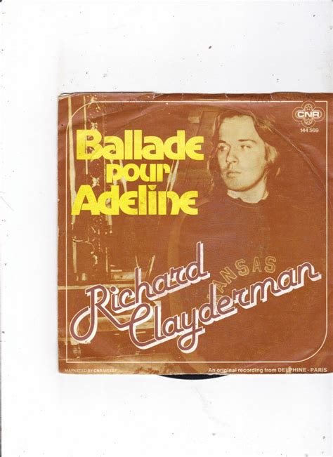 Single Richard Clayderman Ballade Pour Adeline