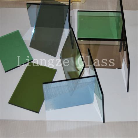 4mm 12mm Dark Green Blue Bronze Tinted Clear Reflective Glass China Hotel Decorative Items And