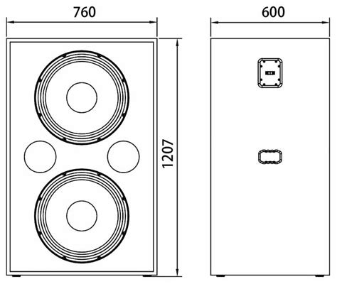 LNC Cinema - LC-218-SUB - Subwoofer System
