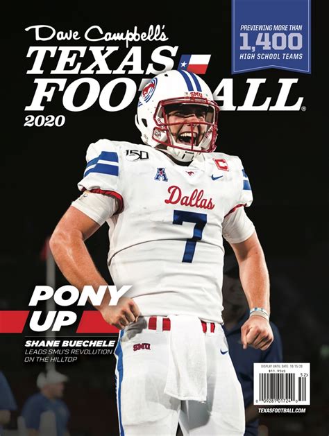 Where To Buy Dave Campbells Texas Football Magazine 2019 Buy Walls