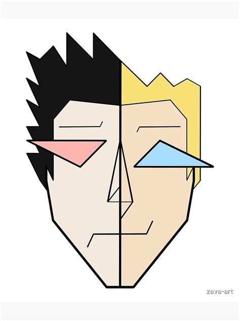 Good Vs Evil Poster For Sale By Zava Art Redbubble