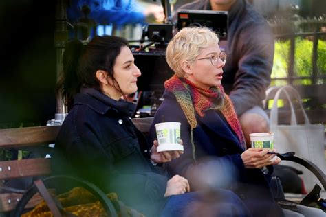 MICHELLE WILLIAMS And JENNY SLATE On The Set Of Dying For Sex 03 14 2024 HawtCelebs