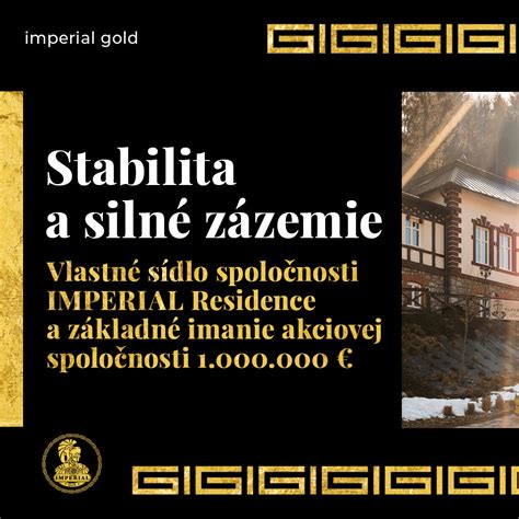 Investičné zlato najvyššej kvality – Imperial Gold Slovensko