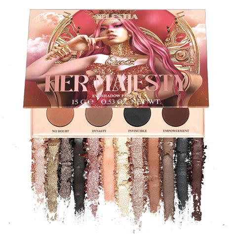 Amazon Selestia Beauty Nude Eyeshadow Palette Her Majesty High Pigment Blendable