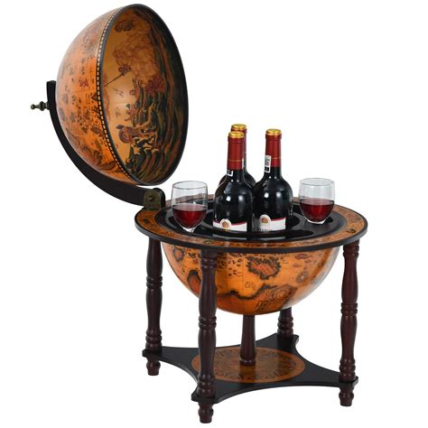 Buy Goplus Op 13 Globe Wine Bar Stand 16th Century Italian Nautical