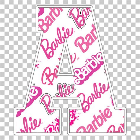 Barbie Alphabet Letters Png Mr Alphabets