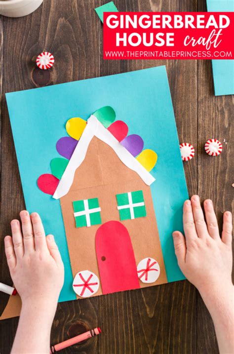 Gingerbread House Craft For Kids Artofit