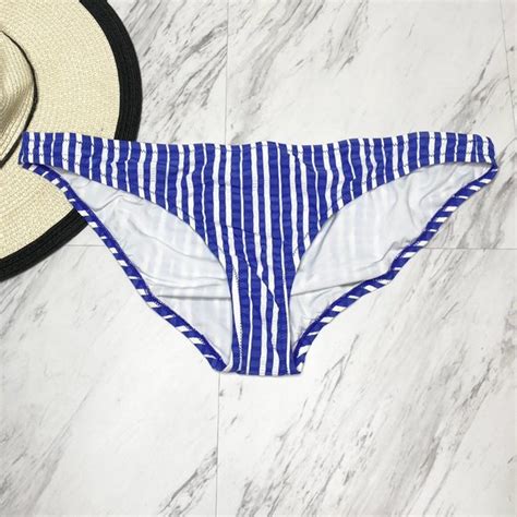 J Crew Swim J Crew Stripe Bikini Bottom Poshmark