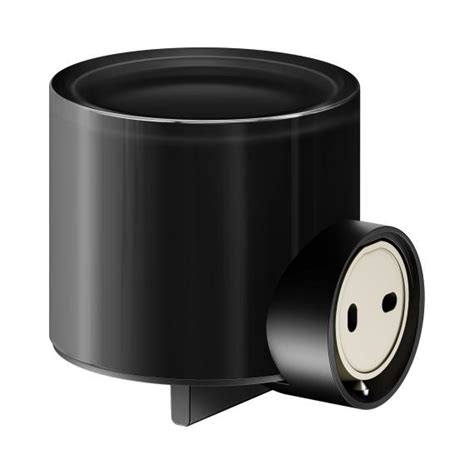 Keuco Reva Soap Dispenser For Gluing For Screwing Matt Black