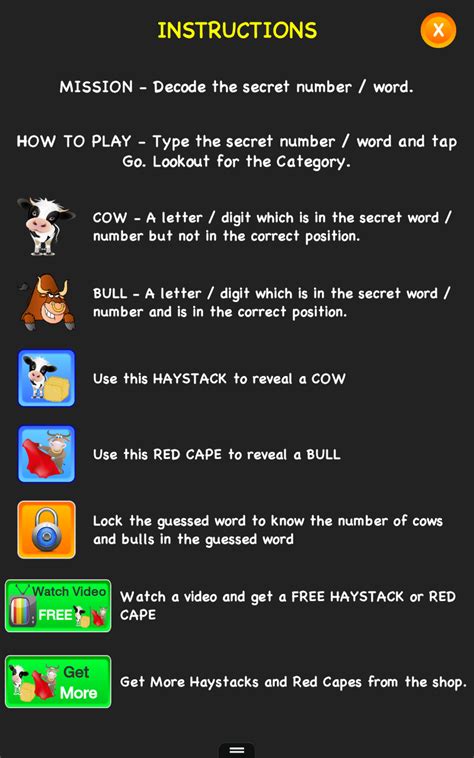 Guess The Code Mastermind Bulls And Cows Word Game