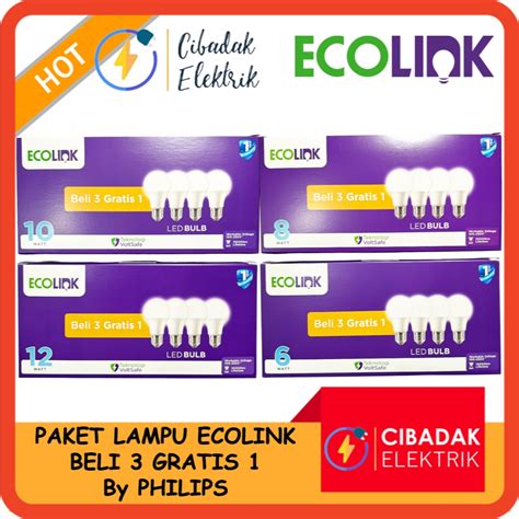 Jual Termurah Paket Lampu Led Ecolink Watt Beli