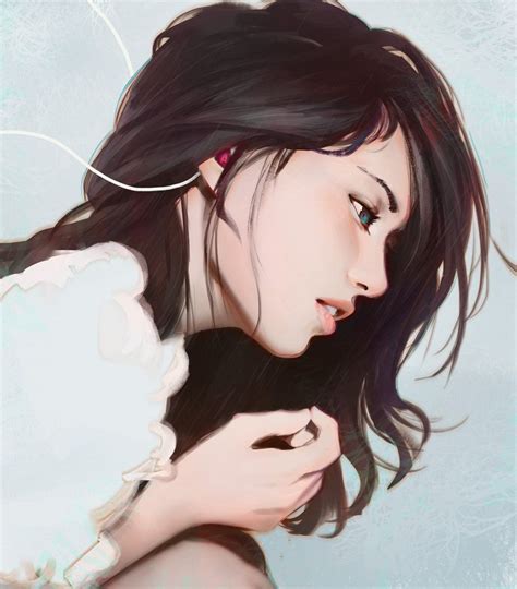 Twitter Digital Art Girl Realistic Art Anime Art Girl