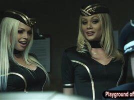 Busty Stewardess Katsuni Crazy Threesome ZB Porn