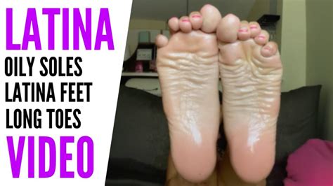 Tiktok Latina Model Show Her Perfect Oily Soles And Long Toe Spreads PREVIEW YouTube