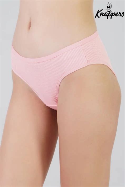 Plain Knoppers Bikini Cotton Pink Panty XXL Size For Women At 205 Piece In New Delhi