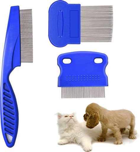 flea comb  cats dogs  pcs lice combs fine tooth comb grooming set