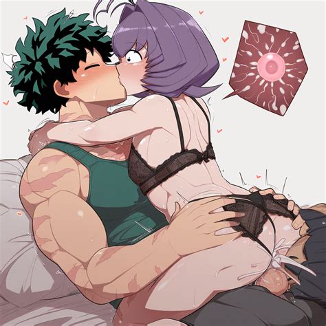 Rule 34 1boy 1girls Ai Generated Ass Ass Grab Blush Boku No Hero Academia Breasts Couple Cross