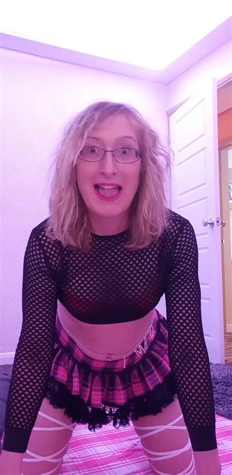 Tartan Skirt White Stockings Mesh Top And A Pump Up Dildo Pics Xhamster