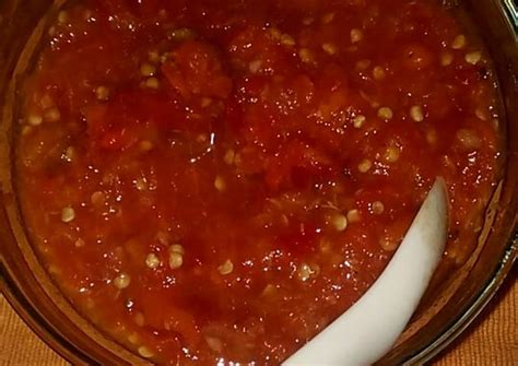 Resep Sambal Tomat Praktis Oleh Esih Sukaesih Cookpad