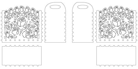 Caja Decorada Con Rosas Stanser