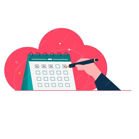 Verificação de data no calendário, calendário com marca de seleção