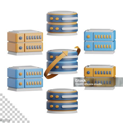 클라우드 네트워크 컴퓨팅 기술 데이터베이스 서버 및 연결 설계 요소에 유용한 3d 렌더링 데이터 센터 격리 0명에 대한 스톡