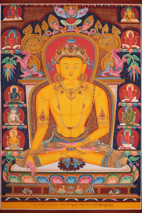 Dhyani Buddha Five Dhyani Buddhas Pancha Buddha Vajrayana Art Tibetan