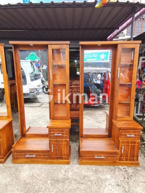 Teak Full Mirror Dressing Table Code Kaduwela Ikman