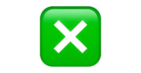 Cross Mark Button Emoji — Meaning, Copy & Paste