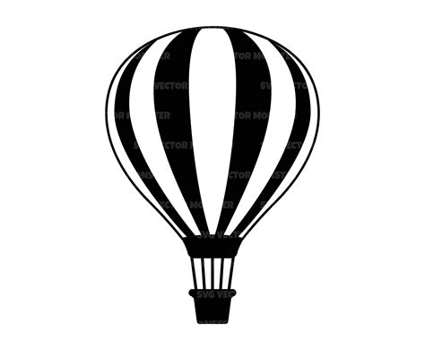 Hot Air Balloon Svg Air Balloon Png Vector Cut File Cricut
