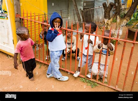 Sud Africa Johannesburg Asilo Nido In Un Squatter Camp Comunità